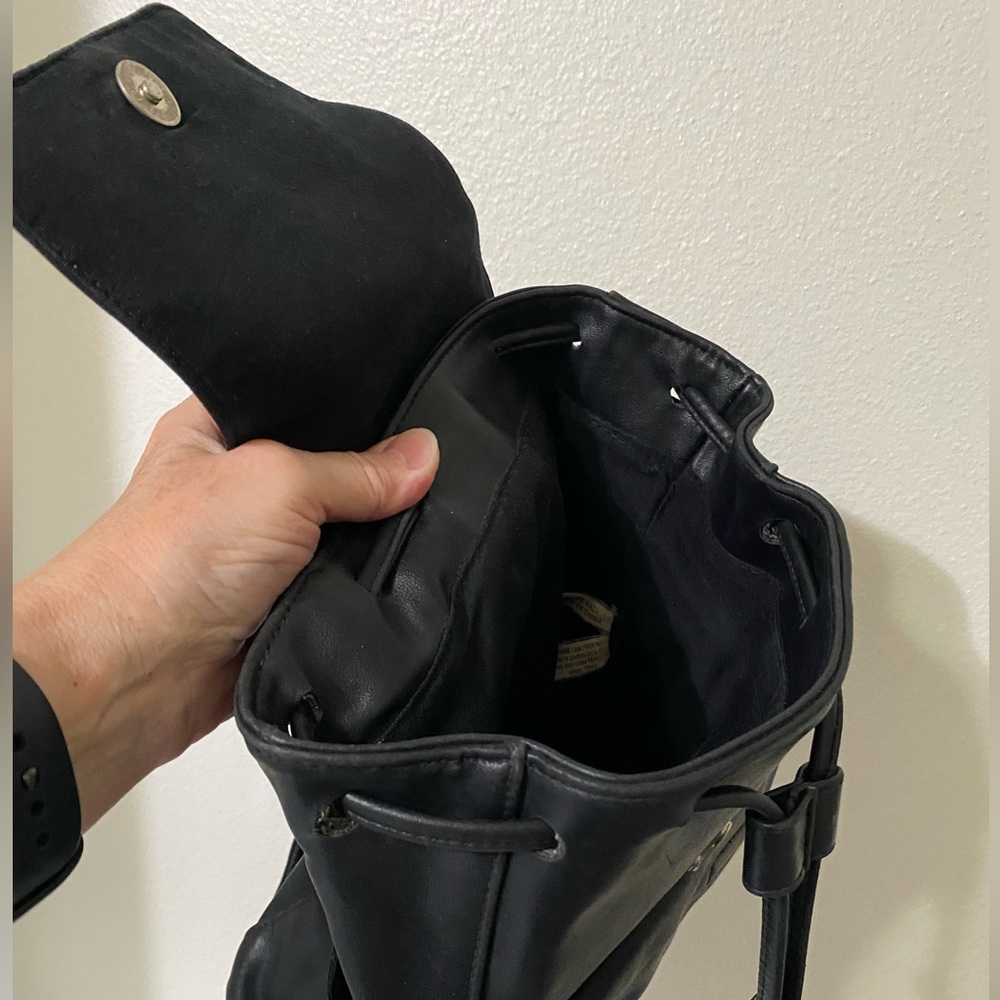 Genuine Leather Mini Backpack - Picture 10 of 15